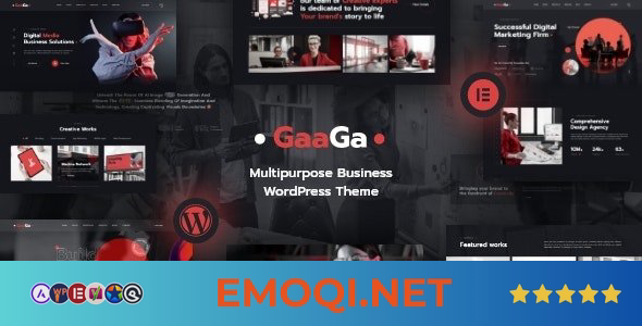 Download Gaaga v1.0.8 – Creative Agency Theme